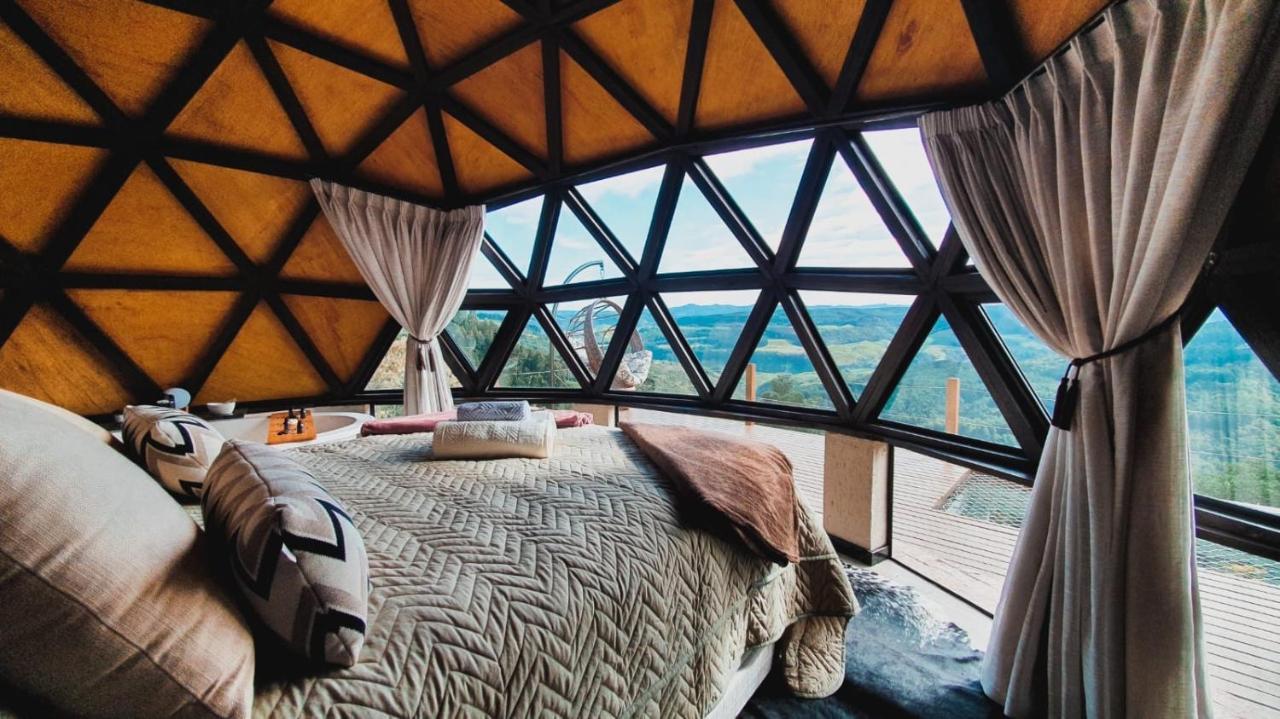 The Space - Welcome To The Sky - Domo Geodesico Villa Alfredo Wagner Buitenkant foto